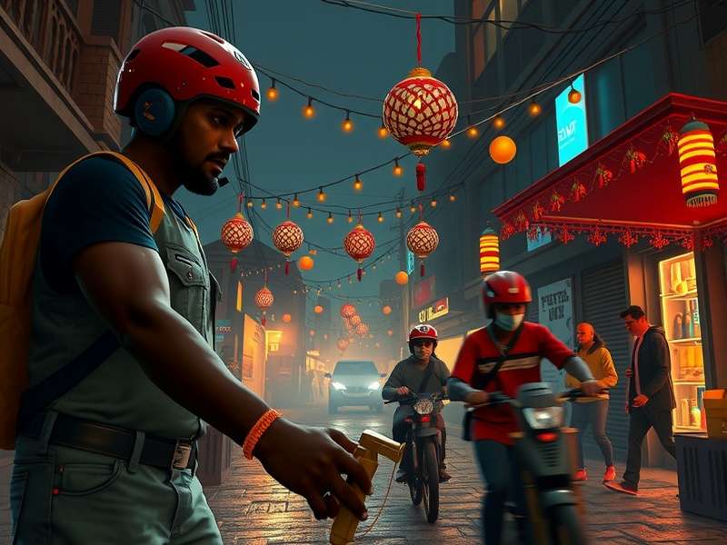 Prompt Parcel Gameplay in Mumbai Streets